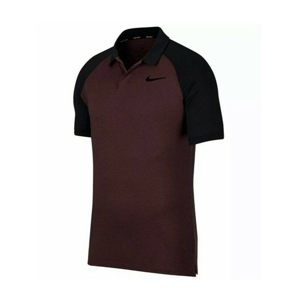 maroon dri fit polo shirt